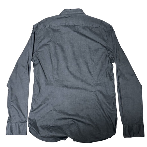 JOHN VARVATOS USA - Men’s Grey Cotton Long-Sleeve Button down Shirt - Medium - Picture 3 of 6
